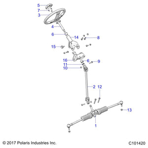 Steering Shaft Bushing by Polaris 5453650 OEM Hardware P5453650 Off Road Express