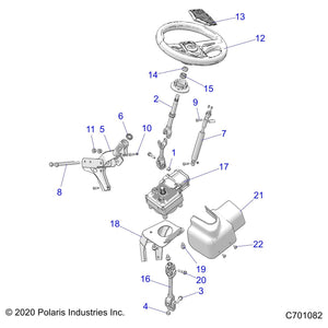 Steering Shaft, Upper by Polaris 1823891 OEM Hardware P1823891 Off Road Express