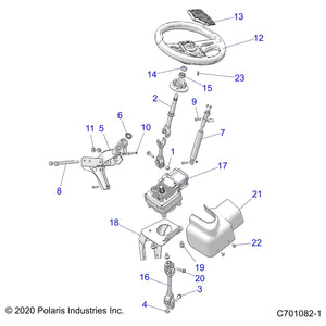 Steering Shaft, Upper by Polaris 1824665 OEM Hardware P1824665 Off Road Express