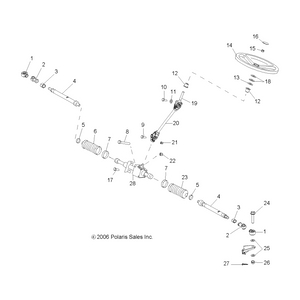 Steering Shaft With Joints, Low by Polaris 1822732 OEM Hardware P1822732 Off Road Express