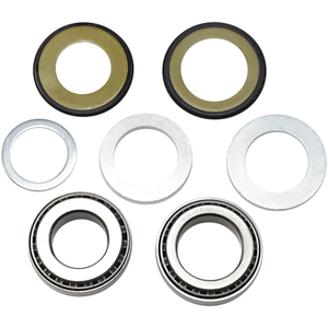 Steering Stem Tapered Roller Bearings And Seals Kit By All Balls 22-1011 Steering Stem Bearing Kit 22-1011 Parts Unlimited