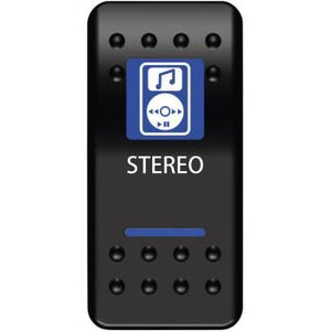 Stereo Rocker Switch by Moose Utility MOOSE STR-PWR Rocker Switch 06160330 Parts Unlimited