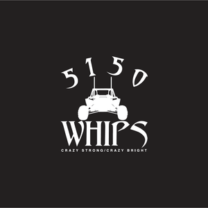 Stickers by 5150 Whips WH-STICKER1 Brand Decal WH-STICKER1 Trinity Racing