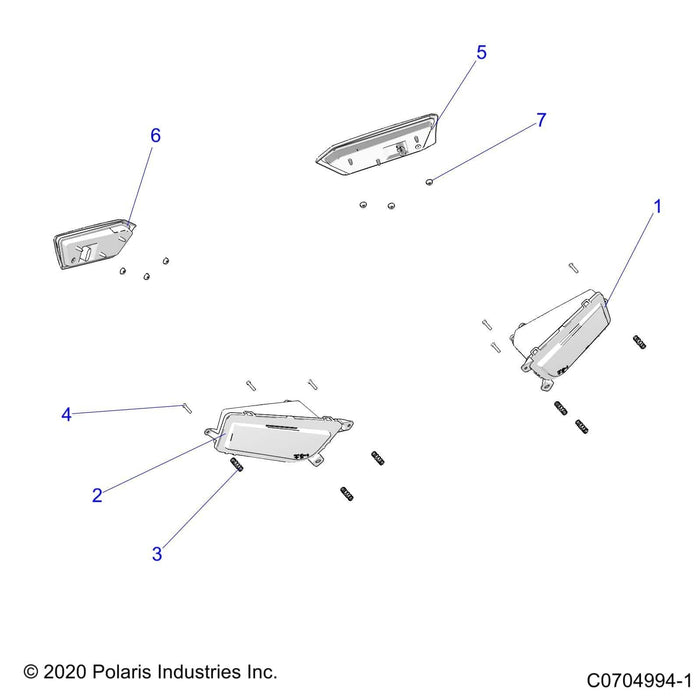 Stop/Tail/Turn Assembly, Right by Polaris