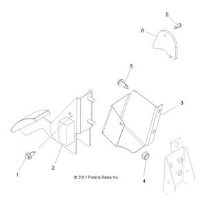 Stop-Toe,Pedal by Polaris 5813535 OEM Hardware P5813535 Off Road Express