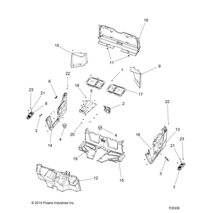 Storage Bin, Ev by Polaris 5451701 OEM Hardware P5451701 Off Road Express