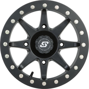 Storm Beadlock Wheel Black 14 in. x 7 in. 5+2 +10 mm by Sedona 570-1176 Beadlock Wheel 570-1176 Western Powersports Drop Ship