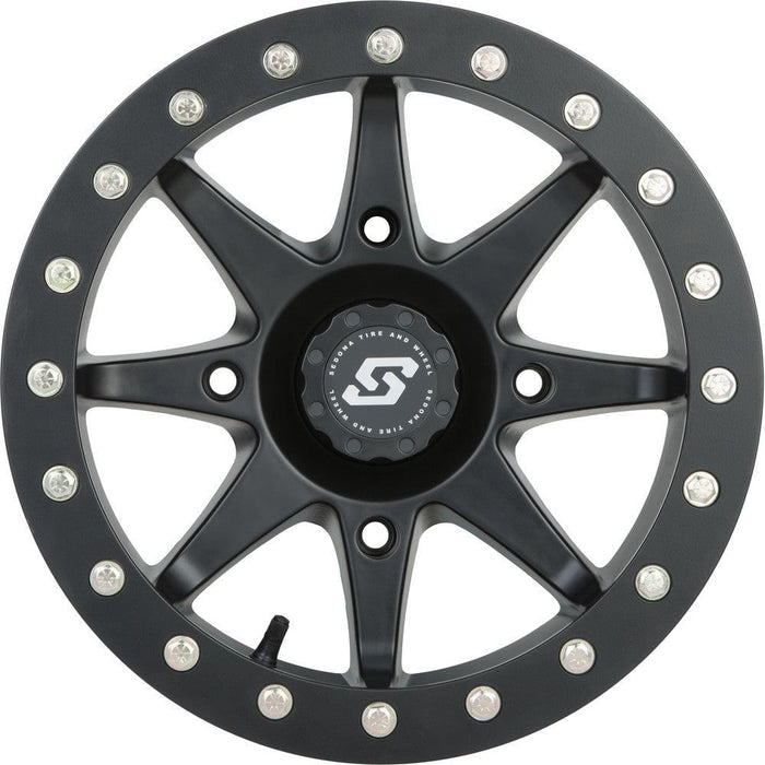 Storm Beadlock Wheel Black 14 in. x 7 in. 5+2 +10 mm by Sedona