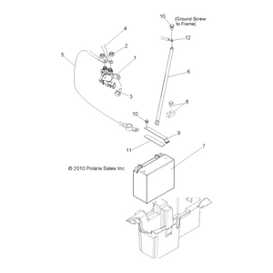 Strap-Batt,Retainer by Polaris 5254717 OEM Hardware P5254717 Off Road Express