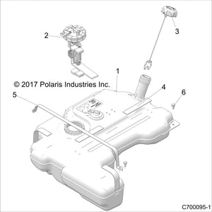 Strap-Fuel Tank,Ecoat by Polaris 5263932-329 OEM Hardware P5263932-329 Off Road Express