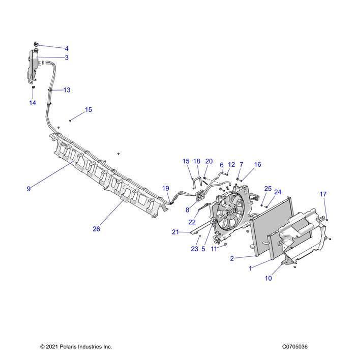 Strap-Grommet,Routing,Ecoat by Polaris