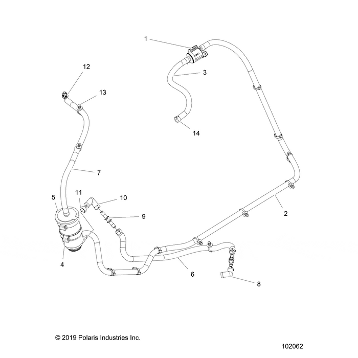 Strap-Mount,Canister by Polaris