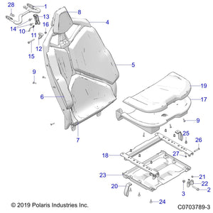 Strap-Seat by Polaris 2689264 OEM Hardware P2689264 Off Road Express