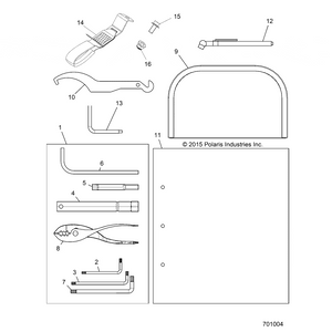 Strap-Tow by Polaris 2687186 OEM Hardware P2687186 Off Road Express