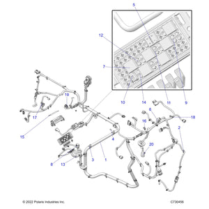 Strap-Wide,M8X1.25 Stud Mnt by Polaris 7082280 OEM Hardware P7082280 Off Road Express