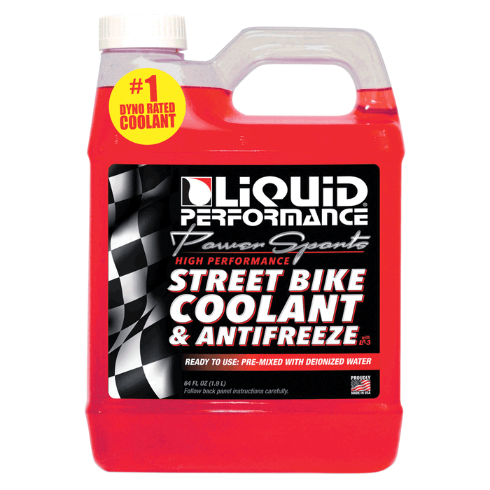 Street Bike Coolant & Antifreeze 64Oz by Liquid Performance