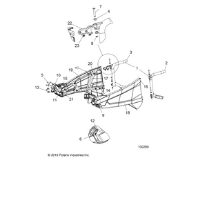 Striker Assembly, Right by Polaris 2634968 OEM Hardware P2634968 Off Road Express