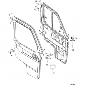 Striker Bracket, Adjust, Left by Polaris 5257325-458 OEM Hardware P5257325-458 Off Road Express