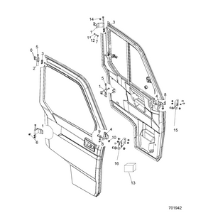 Striker Bracket, Left, Matte Bl by Polaris 5256943-458 OEM Hardware P5256943-458 Off Road Express