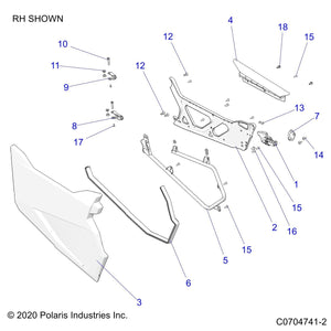 Striker Weld, Left by Polaris 1021237 OEM Hardware P1021237 Off Road Express