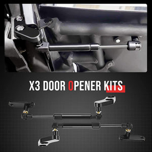 Strut Lifts Door Opener for Can-Am Maverick X3 / X3 Max by Kemimoto B0102-00601BK None B0102-00601BK Kemimoto