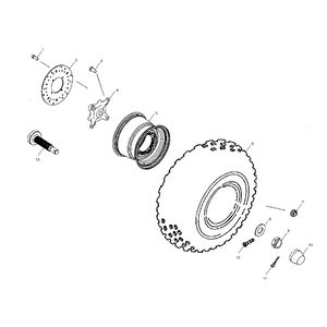 Stud, 3/8-24 X 1.12 by Polaris 7515513 OEM Hardware P7515513 Off Road Express