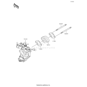 Stud,6X95 by Kawasaki 172BA0695 OEM Hardware 172BA0695 Off Road Express Peach St