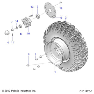 Stud-M10X1.25X35.5 by Polaris 7520745 OEM Hardware P7520745 Off Road Express