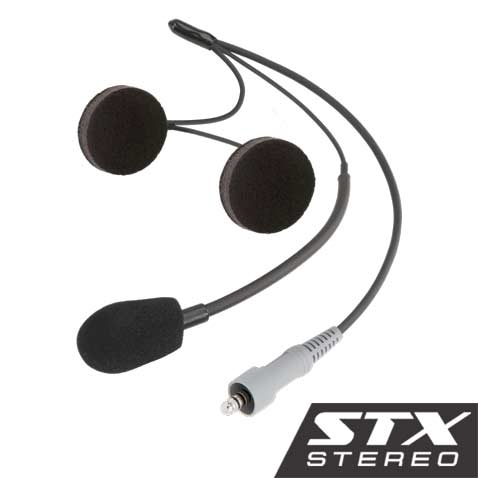 Stx Stereo Wired Helmet Kit With Alpha Audio Speakers And Mic by Rugged Radios