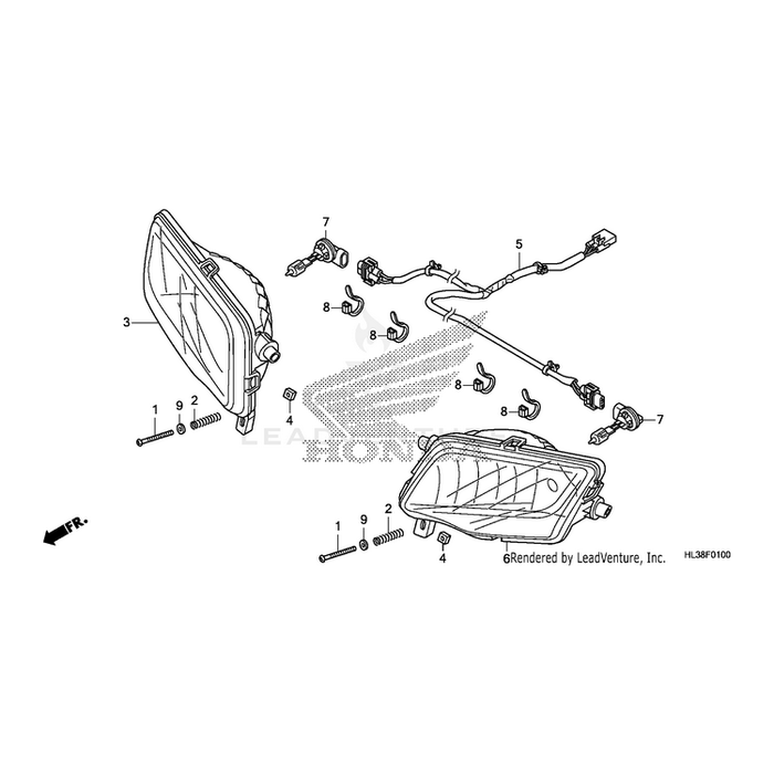 Sub-Harness, Headlight by Honda