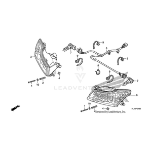 Sub-Wire, Headlight by Honda 33130-HL1-A01 OEM Hardware 33130-HL1-A01 Off Road Express Peach St