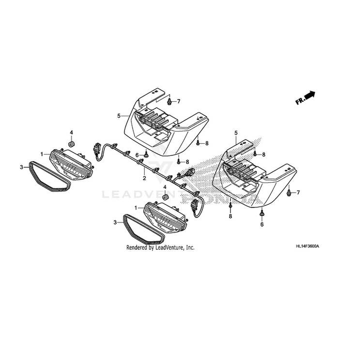 Sub-Wire, Taillight & Stop by Honda