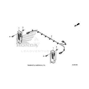 Sub-Wire, Taillight & Stop by Honda 33750-HL3-A00 OEM Hardware 33750-HL3-A00 Off Road Express Peach St