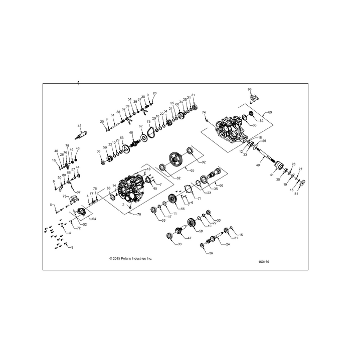 SubAssembly-Case,Lh (412115) by Polaris