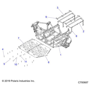 Substituted By 2209900 by Polaris 2209539 OEM Hardware P2209539 Off Road Express Drop Ship