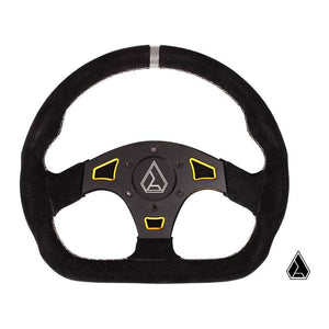 Suede Ballistic "D" UTV Steering Wheel by SuperATV Steering Wheel SuperATV