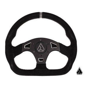 Suede Ballistic "D" UTV Steering Wheel by SuperATV Steering Wheel SuperATV