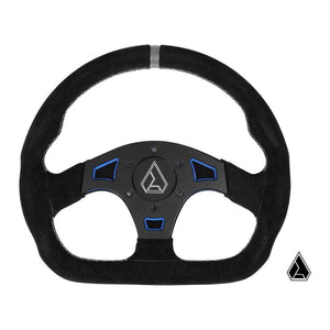 Suede Ballistic "D" UTV Steering Wheel by SuperATV Steering Wheel SuperATV