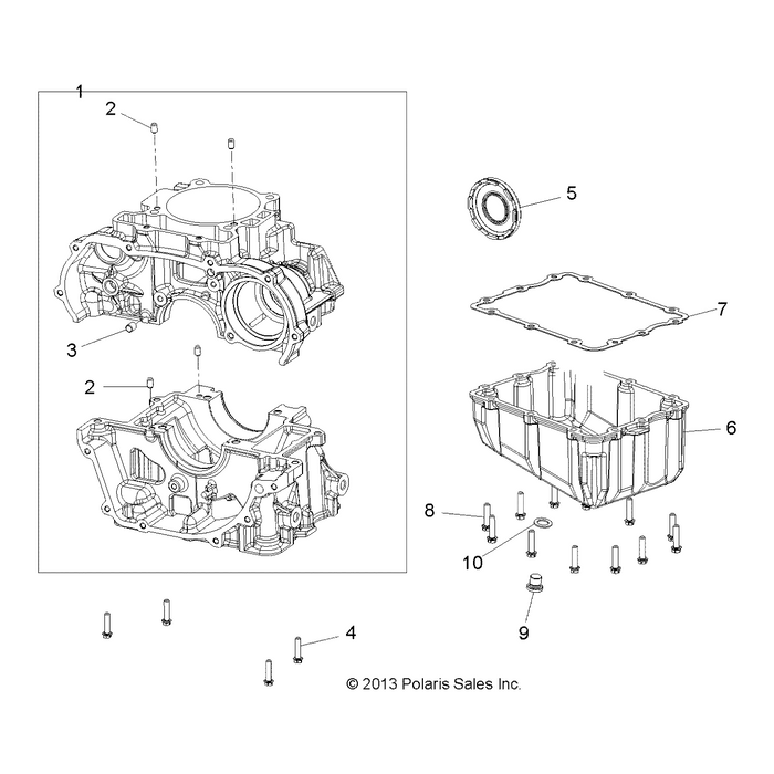 Sump Cover Gasket by Polaris