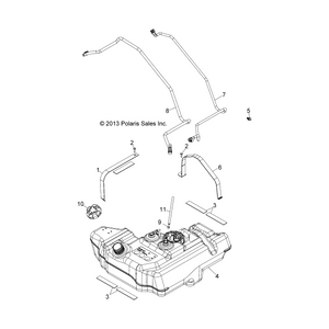 Supply Fuel Line Assembly by Polaris 2521206 OEM Hardware P2521206 Off Road Express