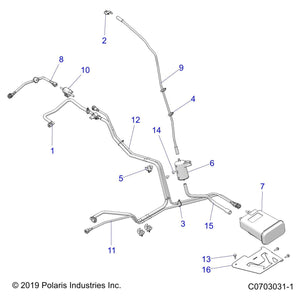 Supply Fuel Line Assembly by Polaris 2521927 OEM Hardware P2521927 Off Road Express