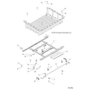 Support Box Weld, Short, Black by Polaris 1023059-329 OEM Hardware P1023059-329 Off Road Express