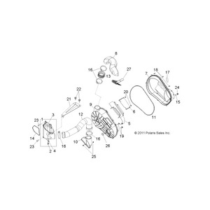 Support Bracket, Intake Box by Polaris 5254859 OEM Hardware P5254859 Off Road Express