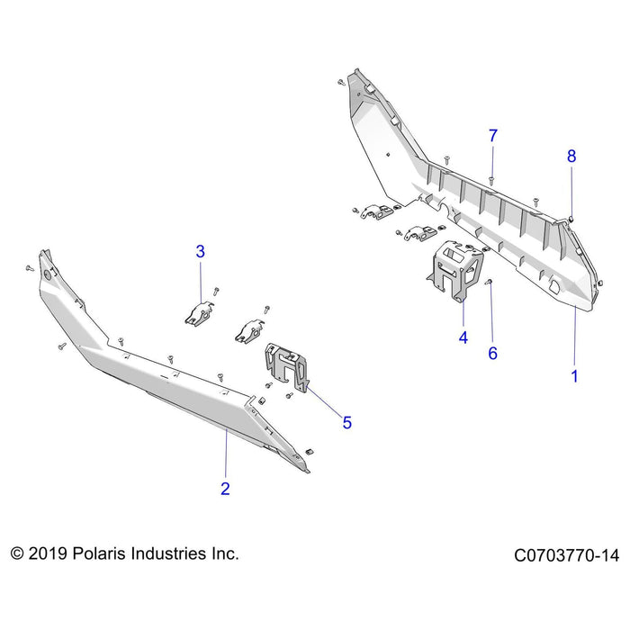 Support Bracket, Rocker, Rear by Polaris