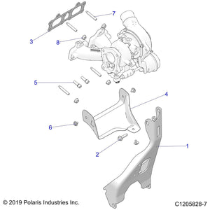 Support Bracket, Turbo by Polaris 5267676 OEM Hardware P5267676 Off Road Express