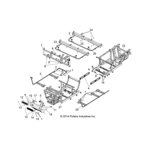 Support-Frame Joint,Blk by Polaris 5632316-329 OEM Hardware P5632316-329 Off Road Express