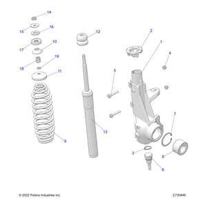 Support-Hubstrut,Right by Polaris 5143796 OEM Hardware P5143796 Off Road Express