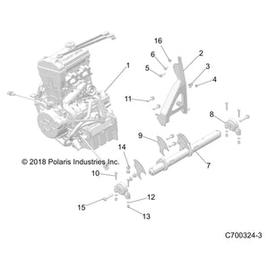 Support Mount Bracket by Polaris 5260057 OEM Hardware P5260057 Off Road Express