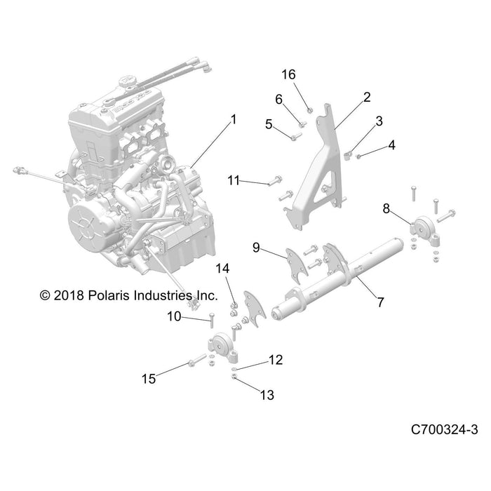 Support Mount Bracket by Polaris