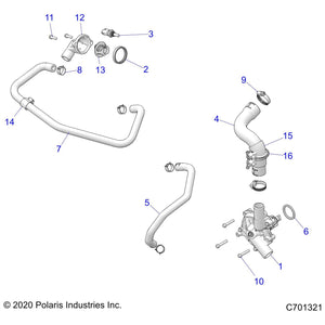 Support-Stator Wire by Polaris 5417378 OEM Hardware P5417378 Off Road Express